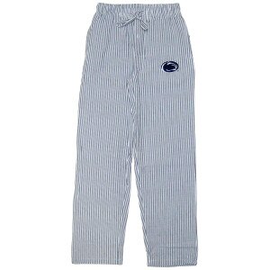 pants navy striped seersucker with Penn State Athletic Logo
